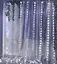 Новогодняя светодиодная гирлянда-штора Роса 2x2 м с 160 белыми LED лампочками и питанием USB - миниатюра 2