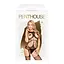 Бодістокінг Penthouse Lingerie Gangsta Babe bodystocking XL czarny - мініатюра 3