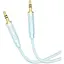 AUX-кабель Hoco UPA30 Jack 3.5 to Jack 3.5 1 м синий - миниатюра 1