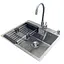 Комплект мойка + смеситель Romzha Arta U-550S Max (С) - миниатюра 1