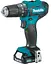 Шуруповерт Makita HP333DWAE 10.8 В - мініатюра 1
