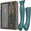 Смарт-вибратор 3 в 1 Zalo Queen Jewel Green пульсирующая жемчужина и вакуум кристалл Swarovski - миниатюра 10