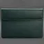 Кожаный чехол-конверт BlankNote на магнитах для MacBook Pro 16" Зеленый - миниатюра 4