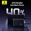 Зарядний пристрій Baseus Digital GaN Intelligent Desktop Fast Charger 240W (3xType+C+USB+DC) (With Cable DC to DC black (P10163901113-00) - мініатюра 7