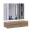 Комплект мебели Doros Левия + зеркало Дуб Эвок 100х32х100 (42005239) - миниатюра 3