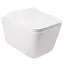 Унитаз подвесной Mixxus Quadro-0304-R 520x360x365 мм, Rimless MI6707, Белый - миниатюра 1