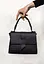 Жіноча шкіряна сумка Ester чорна - мініатюра 3