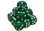 Настольная игра Games 7 Days Кубик D6 с точками (зеленый) , 1 шт. (g7dd6dotsgreen) - миниатюра 1