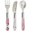 Набор столовых приборов Canpol babies Exotic Animals из нержавеющей розовой стали (9/477_pin2) - миниатюра 1