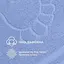 Килимок для ніг та ванної кімнати Idei бавовна жаккард з ніжками 50х70 см синій (8-35875*003) - мініатюра 5