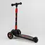 Самокат Best Scooter 13х30х58-71.5 см Чорно-червоний 000231654 - мініатюра 4