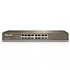 Комутатор TENDA TEF1016D 16xFE, Desktop метал, Некерований - мініатюра 1