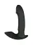 Вибратор-стимулятор силиконовый точки G и ануса 11 см 10 режимов черный - миниатюра 1