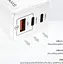 Зарядное устройство на 3 выхода USB Usams GaN Mini US-CC110 65 W 5a (CC110TC02) A + 2*C белое - миниатюра 8