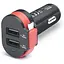 Автомобільний зарядний пристрій Real-El CA-35 (3USBx3.4A) Black/Orange + кабель microUSB - мініатюра 4