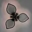 Потолочная LED люстра в черном корпусе на 3 листочка Line.F A 2522/3 - миниатюра 2