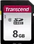 Карта пам'яті Transcend 8GB SDHC C10 R20MB/s (TS8GSDC300S) - мініатюра 1