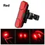 Велосипедный фонарь задний аккумуляторный AS1010 габаритные огни вело фара красный свет 4 режима - миниатюра 9