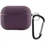 Силіконовий футляр з мікрофіброю для навушників Airpods Pro Фіолетовий / Elderberry - мініатюра 1