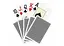 Карты игральные Cartamundi Copag TEXAS HOLD'EM 100% Plastic Jumbo Index (black) (PC_CPJI) - миниатюра 2