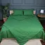 Літній постільний комплект MirSon №2930 Сolor Fun Line Stripe Emerald Bamboo 2х155х215 см смарагдовий (2200010961348) - мініатюра 3