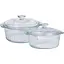 Набір каструль Yiwu із боросилікатного скла 1,5/2,3 л HP-34-26 - мініатюра 1