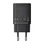 Блок живлення зарядний адаптер Baseus Cube Fast Charger 2 порти C + U 30 W (P10111404113-00) чорний - мініатюра 5
