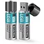 Акумулятор ColorWay AA USB 1200 mAh 1.5V R6 * 2 (CW-UBAA-02) - мініатюра 1