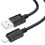 Дата кабель Hoco X73 Ferry USB to Lightning 2.4A (1m) Black - мініатюра 4