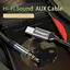 Аудіо-перехідник Type-C to AUX Mini-Jack 3.5 mm Essager 1М Кабель Аукс на Тайп-С (USB-C) Black-Grey (695523740259) - мініатюра 10