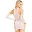 Мини платье Leg Avenue Mini dress and matching gloves White One Size - миниатюра 3