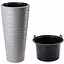 Горщик для квітів Form-Plastic Sahara slim-30 25 л сірий (2723-055) - мініатюра 1