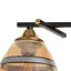 Бра Brille LK-714W/1 E27 BK+GDB с 1 плафоном золотистые - миниатюра 4