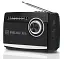 Радіоприймач 1.0 Real-El X-510 Black, 3 Вт, пластиковий корпус, FM/AM/SW, USB, SD/microSD, акумулятор, ліхтарик - мініатюра 2