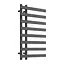 Полотенцесушитель дизайнерский Ideale Aurora 8/800/450 антрацит, Антрацит - миниатюра 1