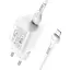 Зарядний комплект Hoco Rigorous charger set N19 Type-C to Lightning cable 25W білий - мініатюра 2
