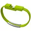 Кабель-браслет iPhone 5/5S/6/6+/iPad зелений RTL - мініатюра 1