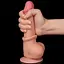 Фалоімітатор Sliding-Skin Dual Layer Dong 7.5'' 19.5 см тілесний - мініатюра 8