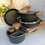 Набор посуды Styleberg ST-3035 7 предметов с крышками гранитное покрытие - миниатюра 5