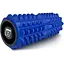 Массажный ролик EasyFit Grid Roller 33 см v.1.2 с заглушками с двух сторон Синий (EF-2022a-BL) - миниатюра 1