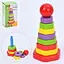 Деревянная игрушка "Пирамидка" 17 см, 7 колец MD0865 - миниатюра 2
