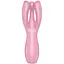 Клиторальный вибратор Satisfyer Threesome 3 с тремя пальчиками Рожевий - миниатюра 3