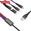 Кабель combo Micro USB/Lightning+Type-C+lightning Joyroom S-M377 1.5 м, 3.5A - миниатюра 1