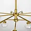 Золота люстра на 12 плафонів Line.F Н 962/12 - мініатюра 4