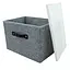 Короб для хранения Handy Home с пластиковой крышкой 33x23x22 см серый (EH-02L) - миниатюра 5