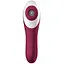 Вакуумний стимулятор із вібрацією Satisfyer Dual Crush Wine Red Wine Red - мініатюра 2