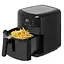 Аерофритюрниця Camry CR 6311B 5 л 1700 Вт сенсорна 9 програм 80-200°C безжирова фритюрниця чорна - мініатюра 2