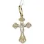 Золотой крестик Tango. Распятие Христа. 230026 - миниатюра 1