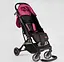 Прогулянкова дитяча коляска Joy Comfort L-20115 (рожева) зі сталевою рамою, футкавером та підсклянником - мініатюра 2