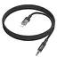 Аудiокабель HOCO UPA27 Spirit transparent digital audio conversion cable iP Black - мініатюра 4